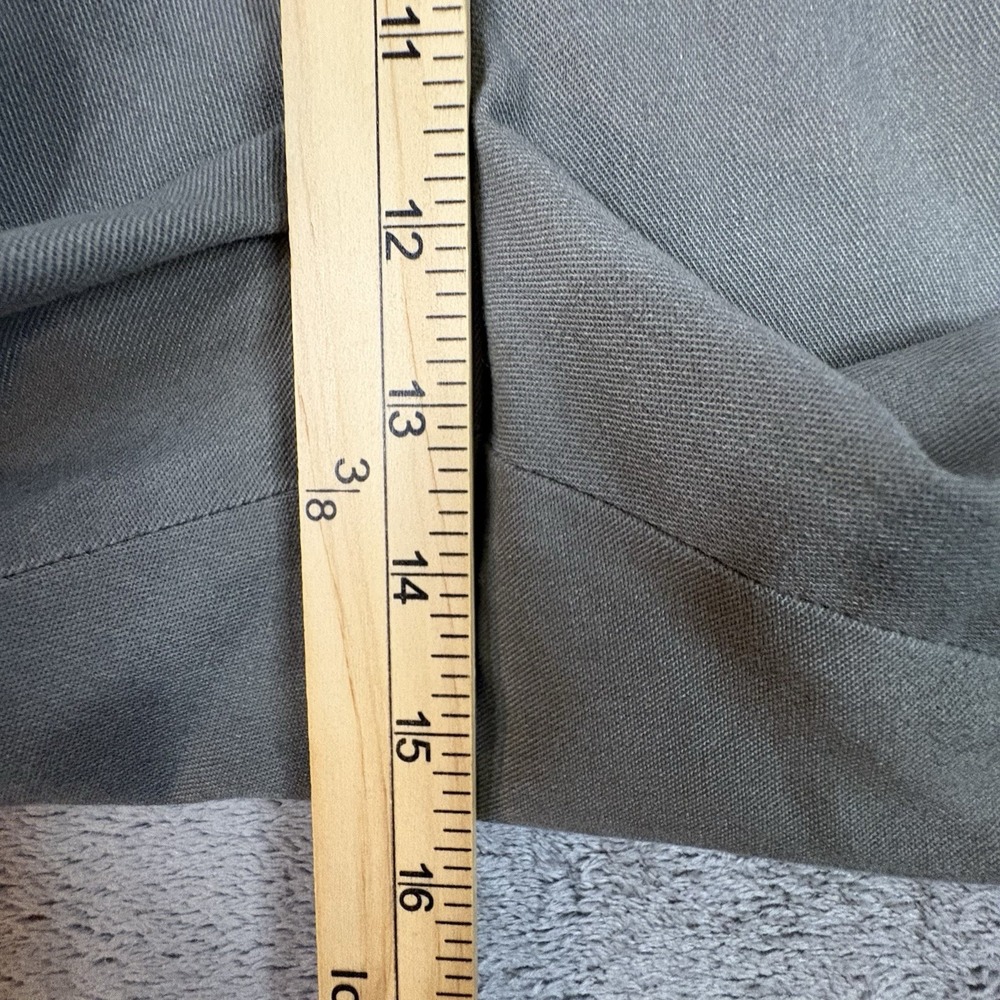 VTG Haggar Men's 41x28.5 Gray Magic Stretch Straight Leg Dress Pants Made in USA - Picture 12 of 13